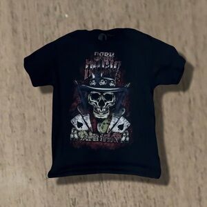 Tree hugger Black Graphic Tee with Skull Design